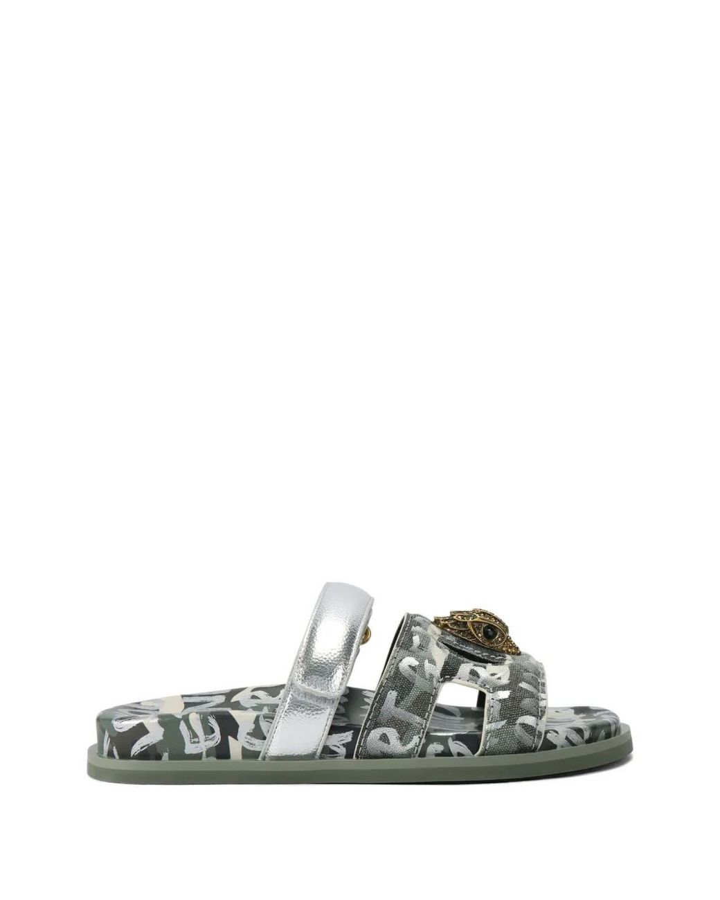 Kurt Geiger White Eagle Cut Out Sandals