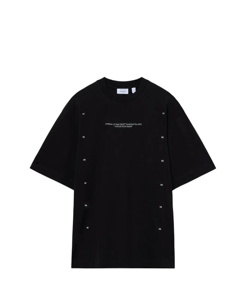 Off-White c/o Virgil Abloh Black Chakra Arrow Skate T-Shirt for men
