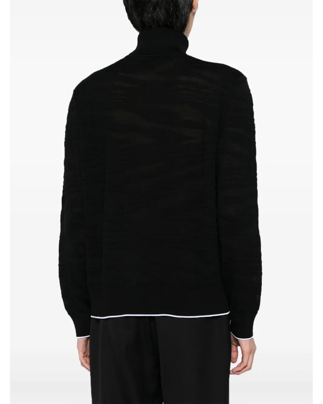 Pull À Bords Contrastants Missoni pour homme en coloris Black