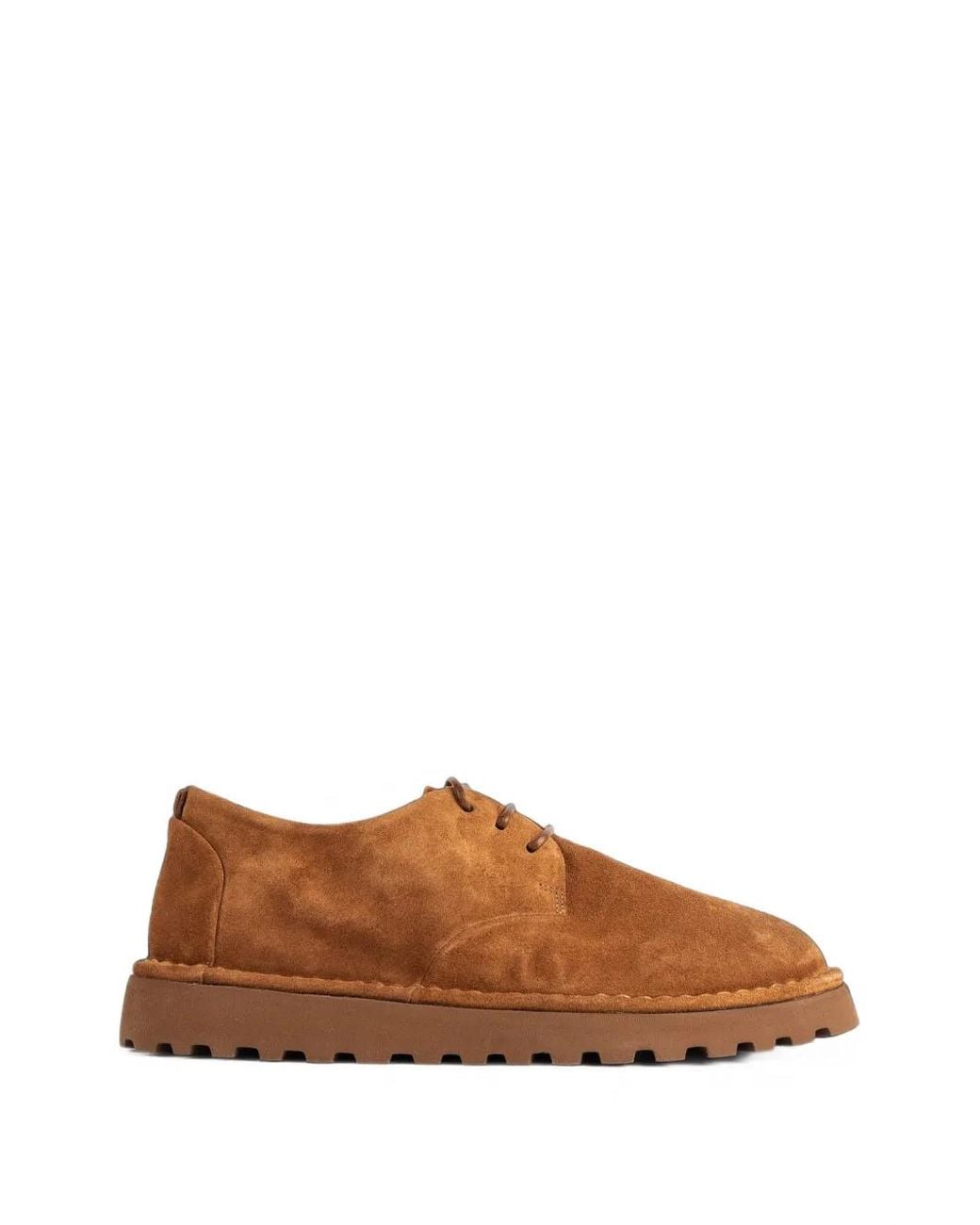 Marsèll Brown Sancrispa Alta Leather Derby Shoes