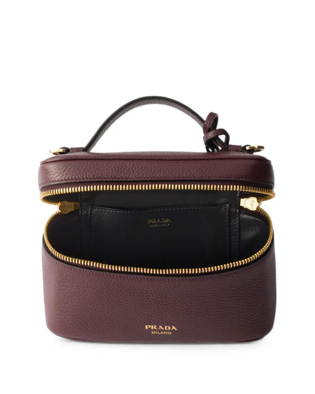 Prada Purple Leather Mini-Bag