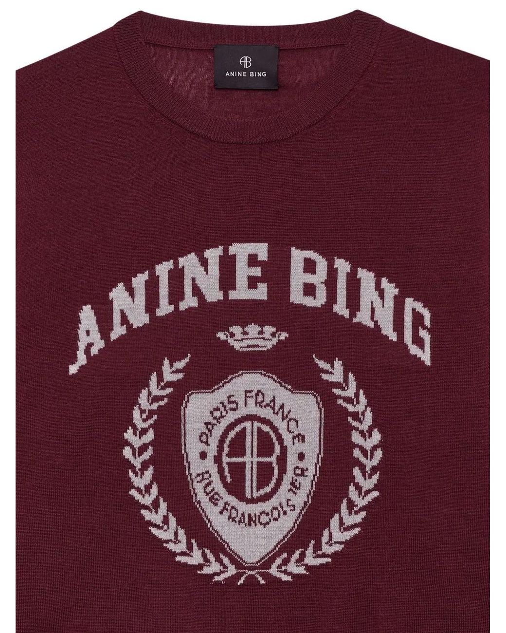 Anine Bing Red Mia Sweater