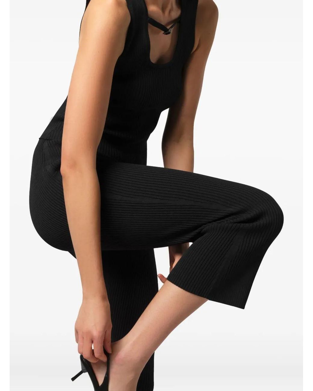 Apparis Blue Desi Cropped Trousers