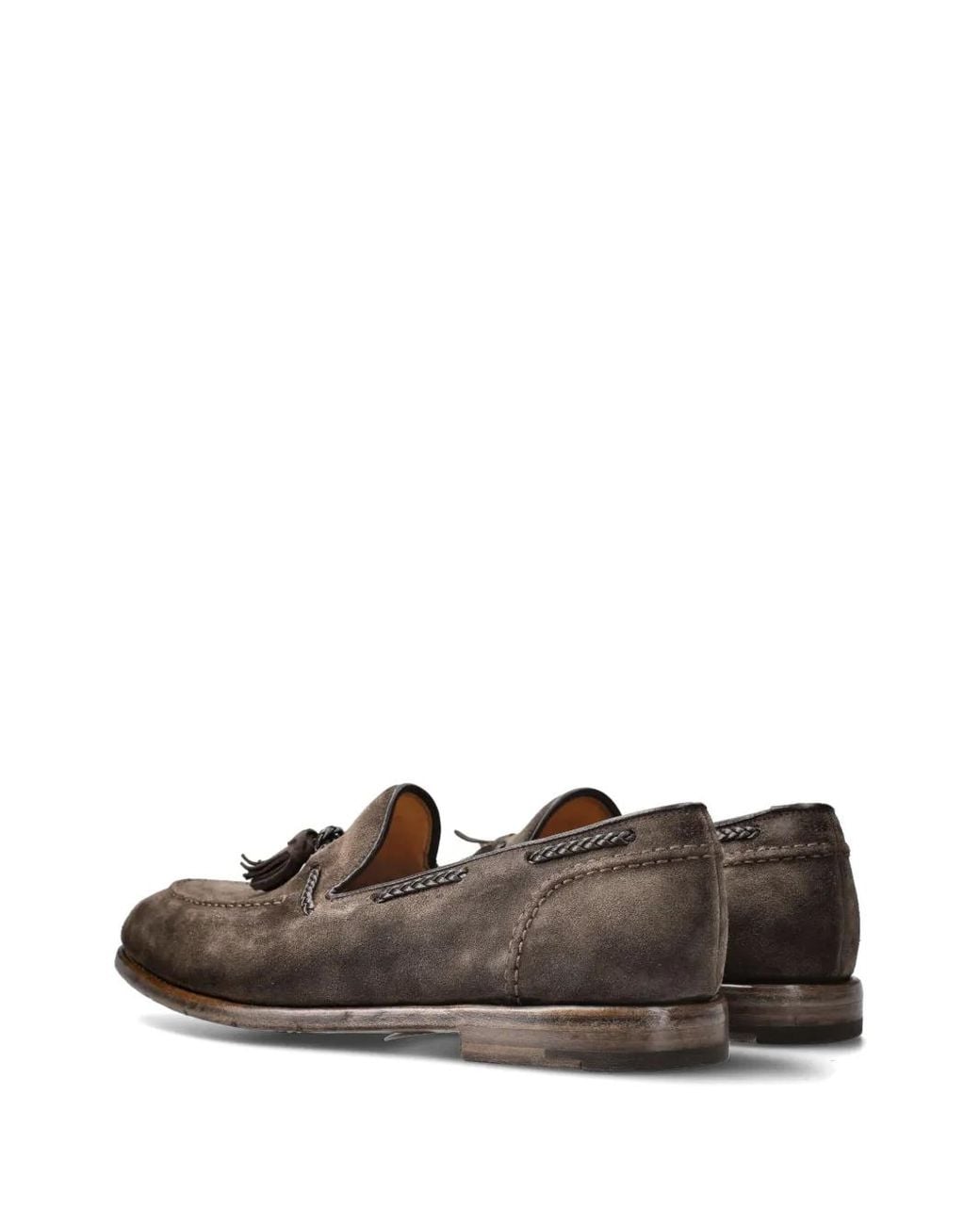 Premiata Brown 32056 Suede Loafers for men