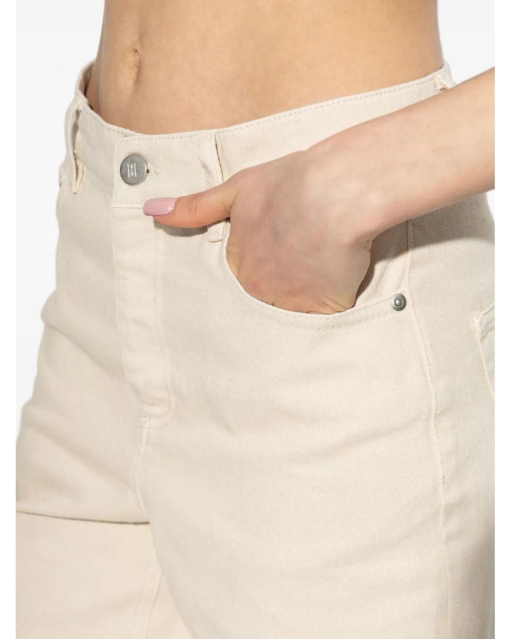 By Malene Birger Natural Houston Flared Denim Jeans