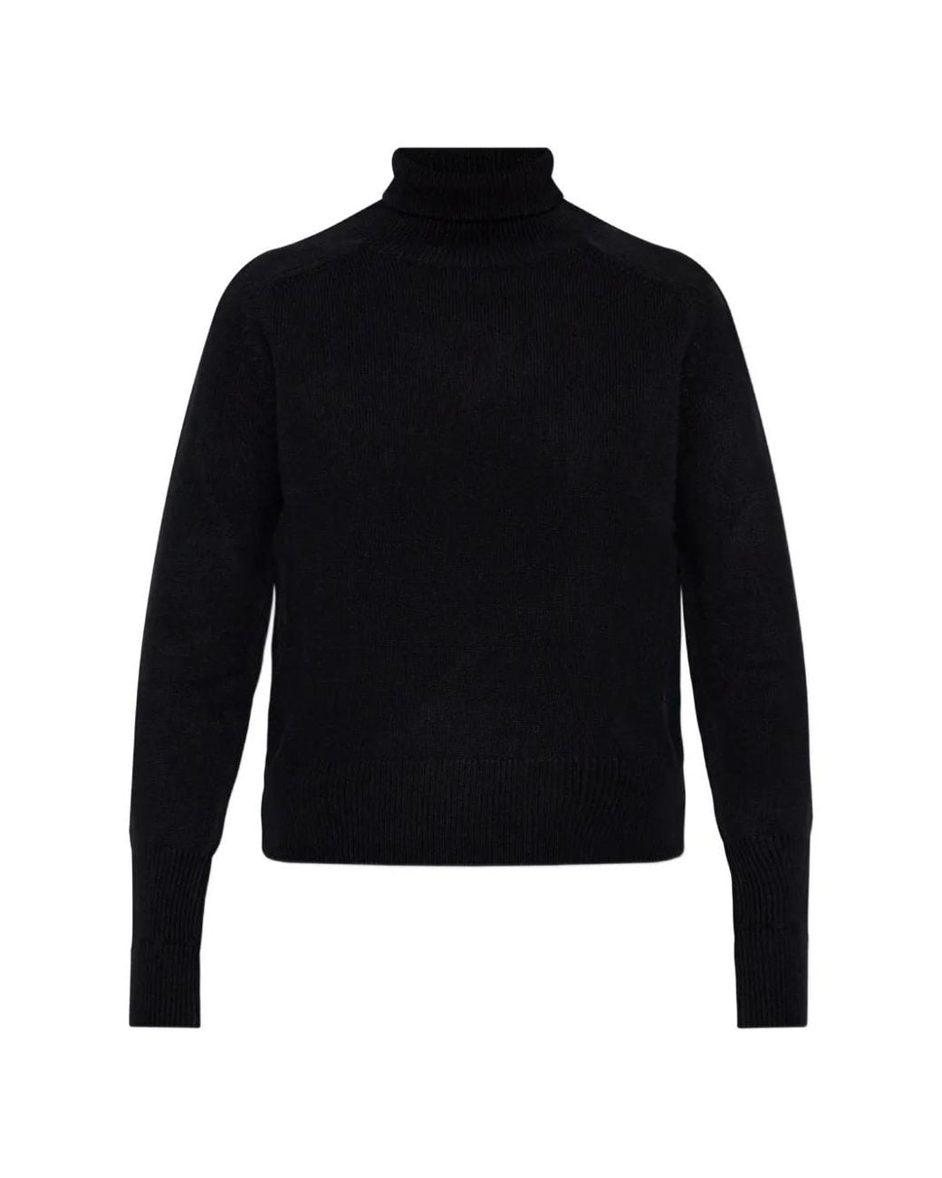 Victoria Beckham Black Roll-Neck Sweater
