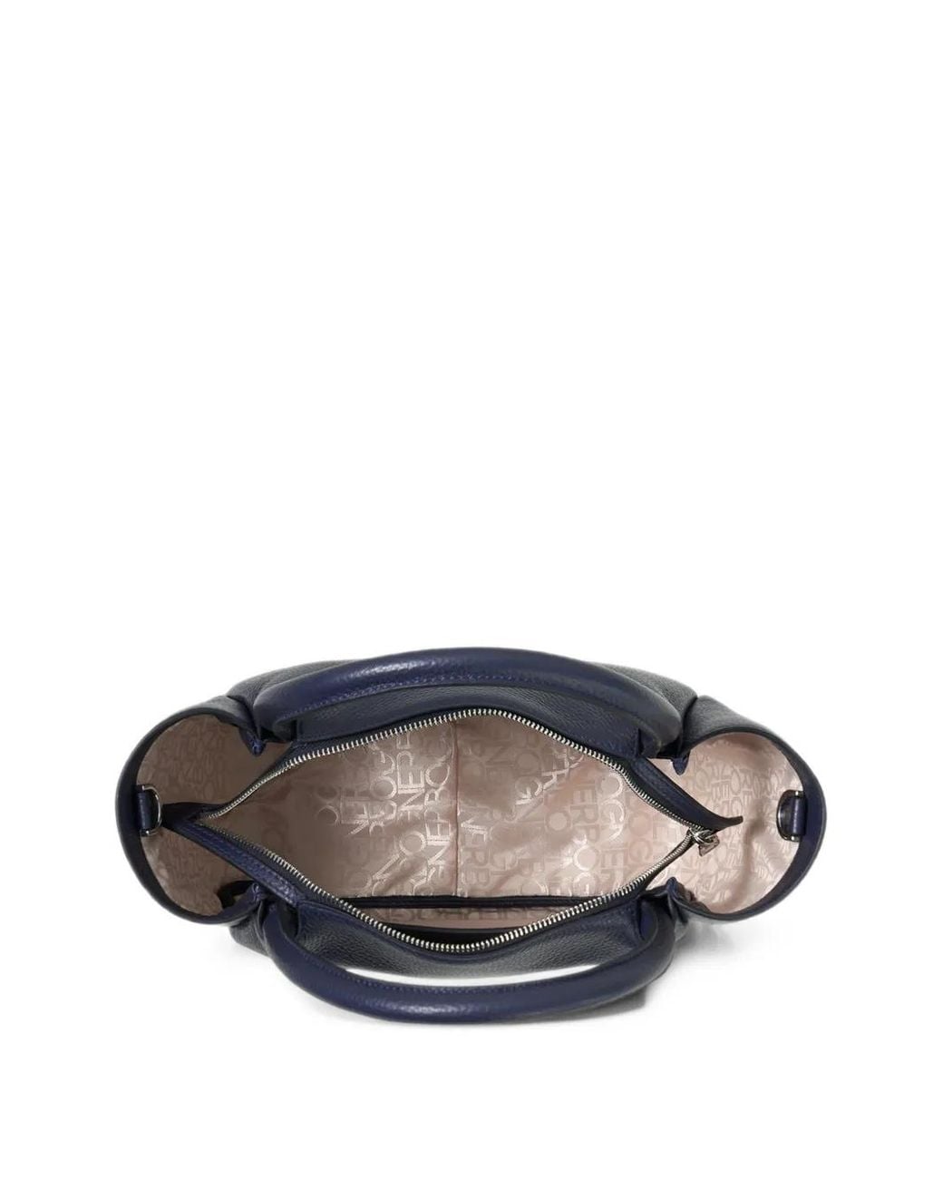 Bogner Blue Wallis Raja Leather Tote Bag