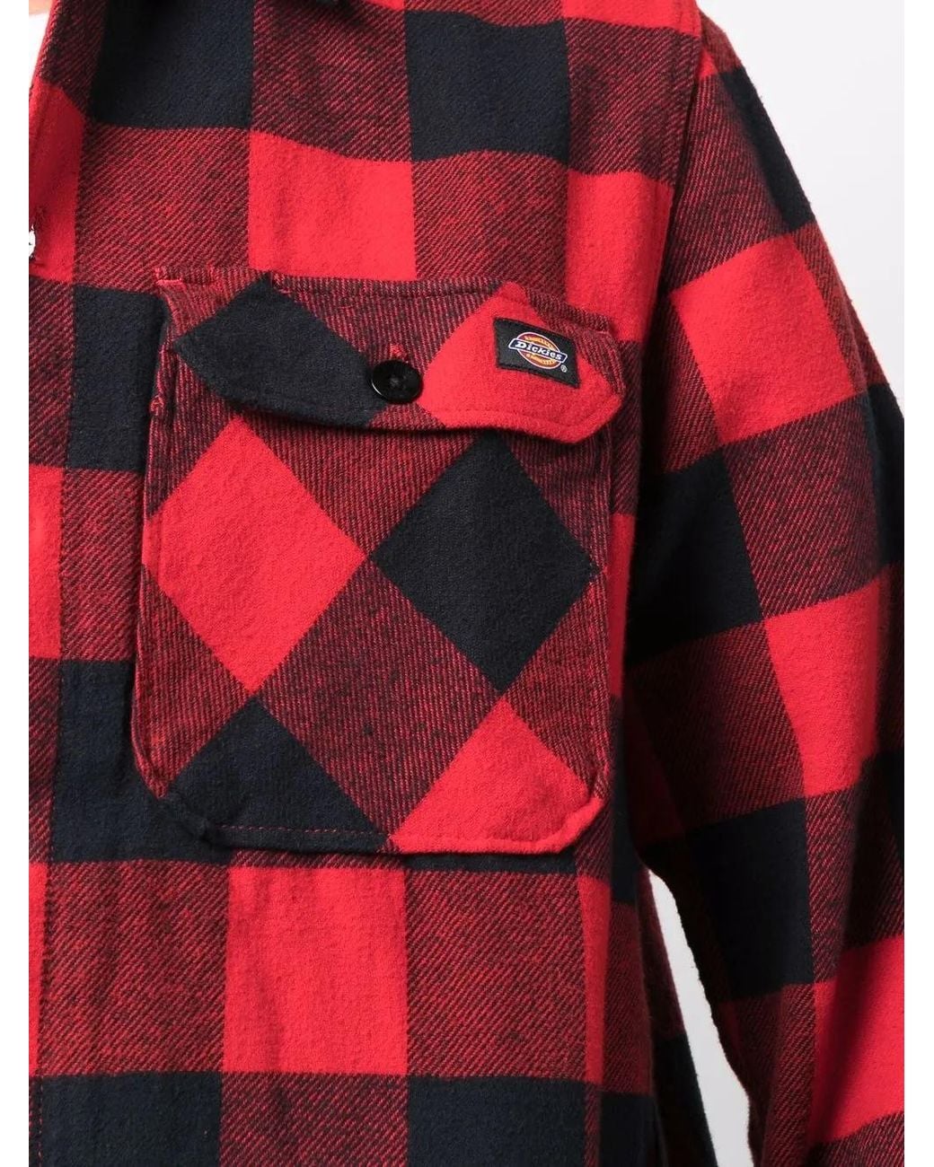 Camicia A Quadri di Dickies in Red da Uomo
