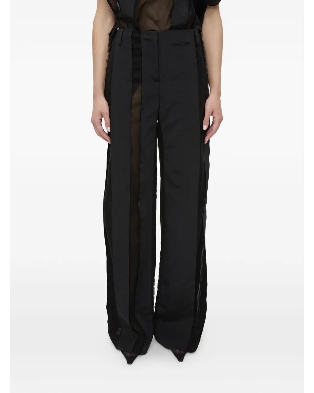 Christopher Esber Black Ignis Parachute Blouse