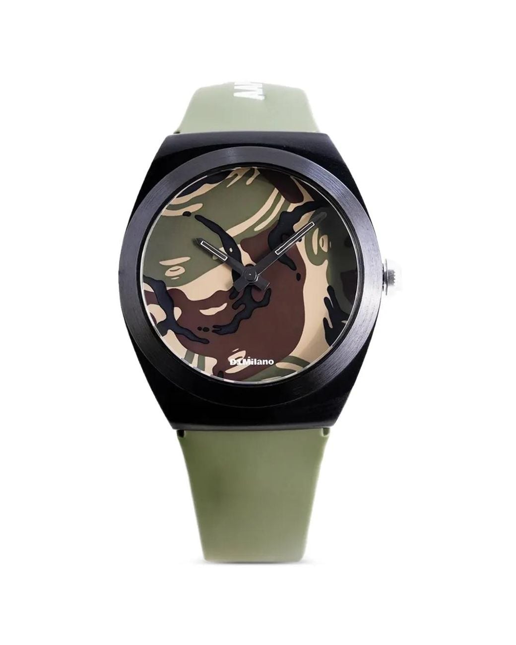 Aape By A Bathing Ape Gray Xd1 Camouflage-Print 34Mm Watch