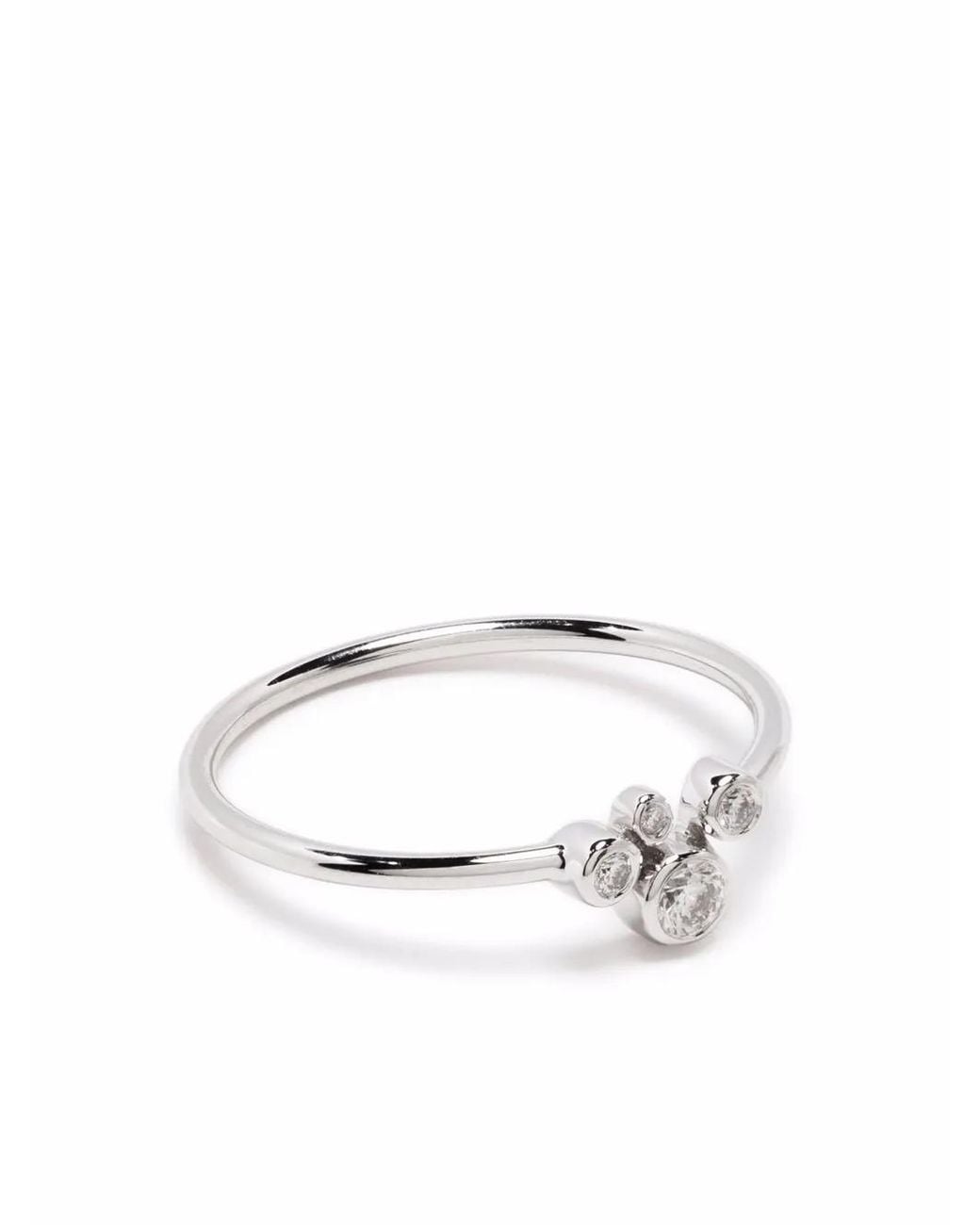 Maria Black White 14Kt Elena Diamond Ring