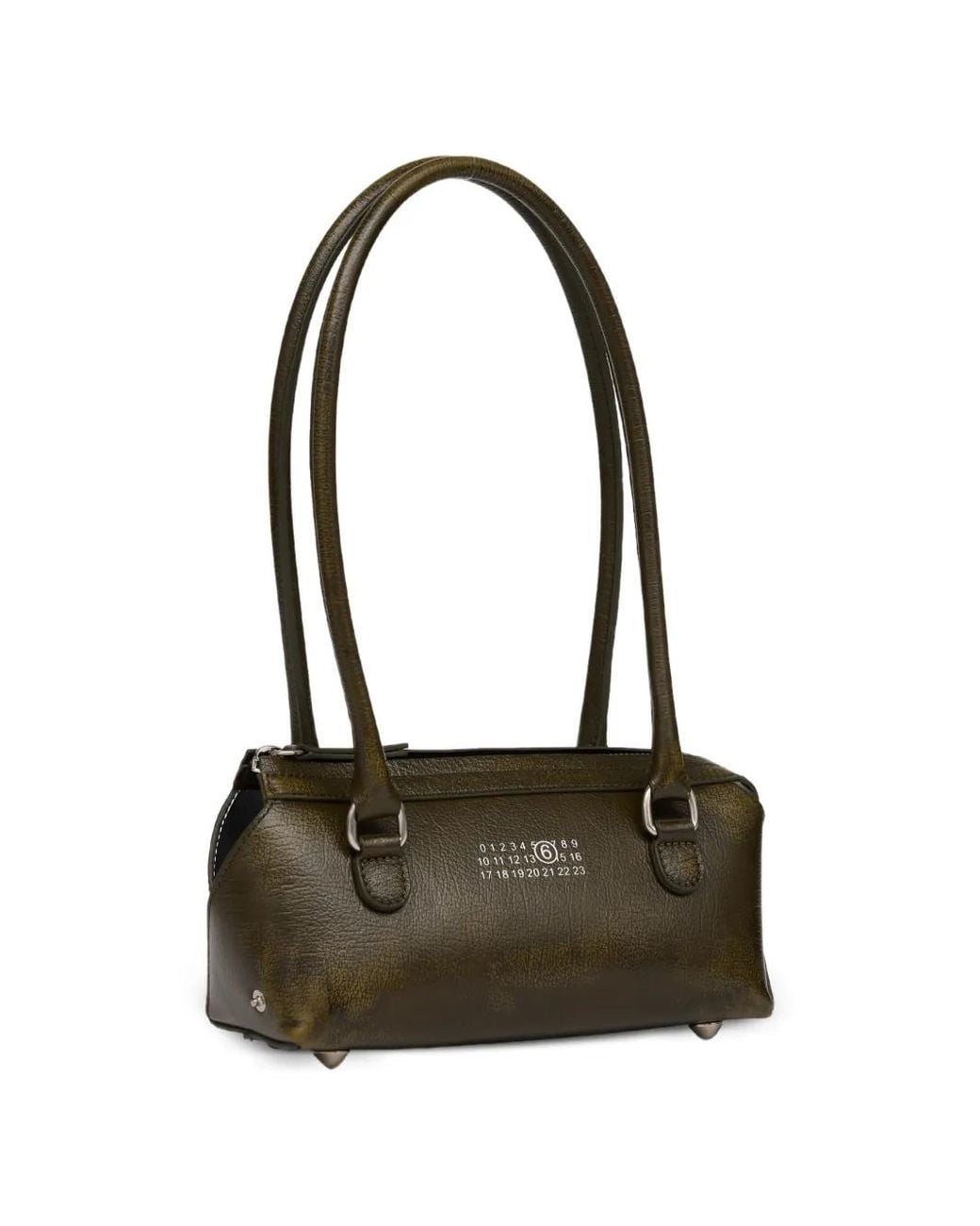 MM6 by Maison Margiela Green New Bauletto J Mini Bag