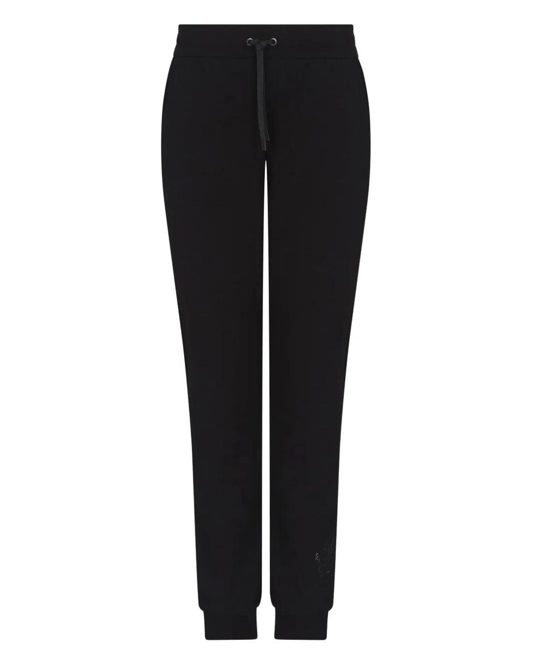 ARMANI EXCHANGE Black Logo-Detail Track Pants