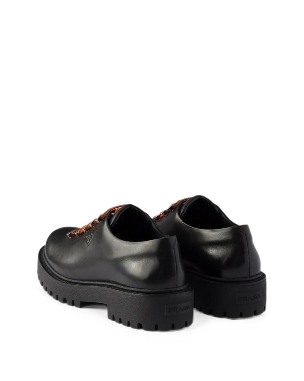 Prada Aged Sneakers in Black für Herren