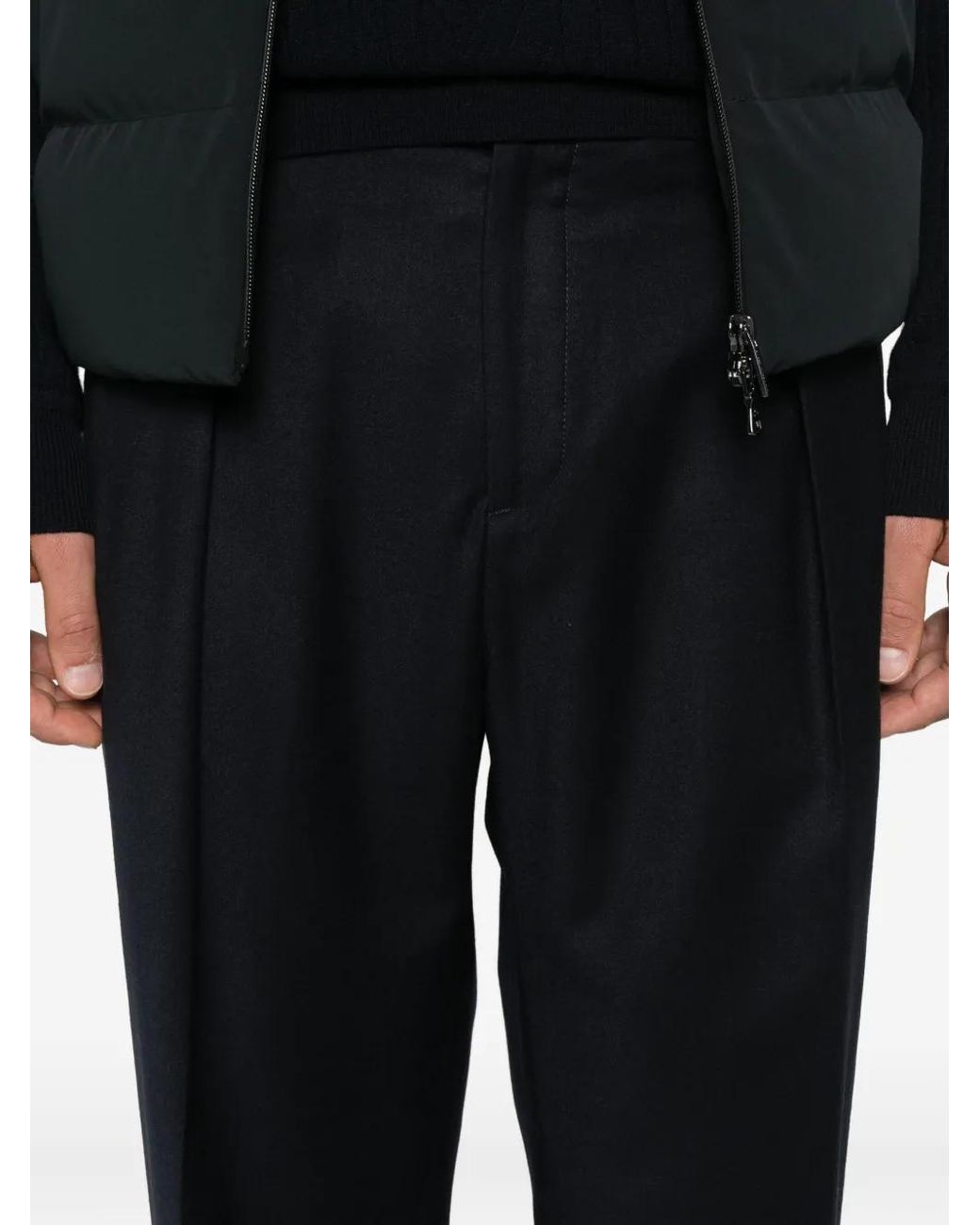 Briglia 1949 Blue Pleated-Pocket Trousers for men