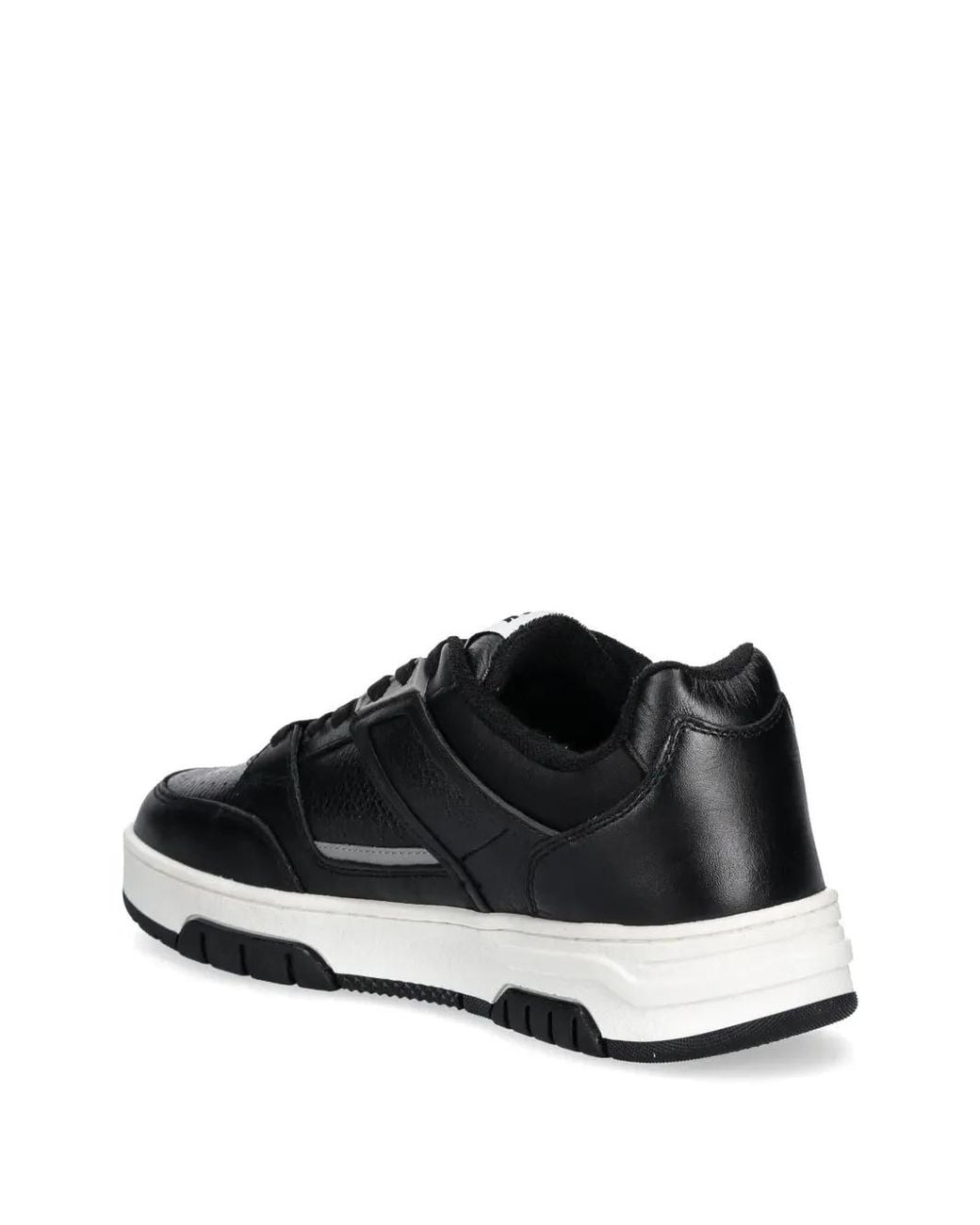 MSGM Black Logo-Patch Sneakers