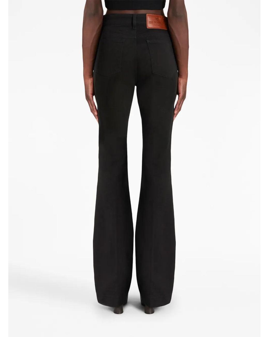 Etro Black Flare Jeans