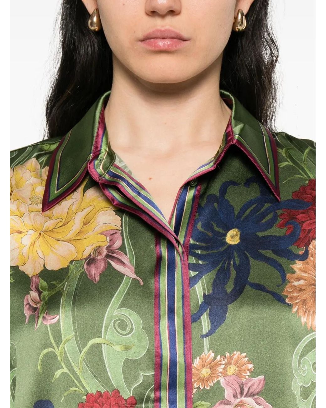 ALÉMAIS Green Avery Shirt