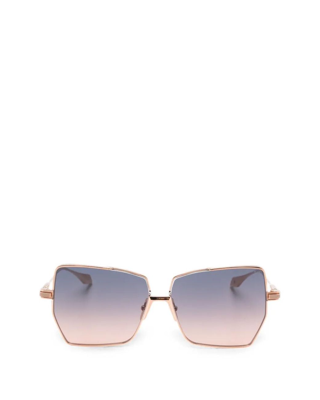 Dita Eyewear Pink Metamorphis Geometric-Frame Sunglasses