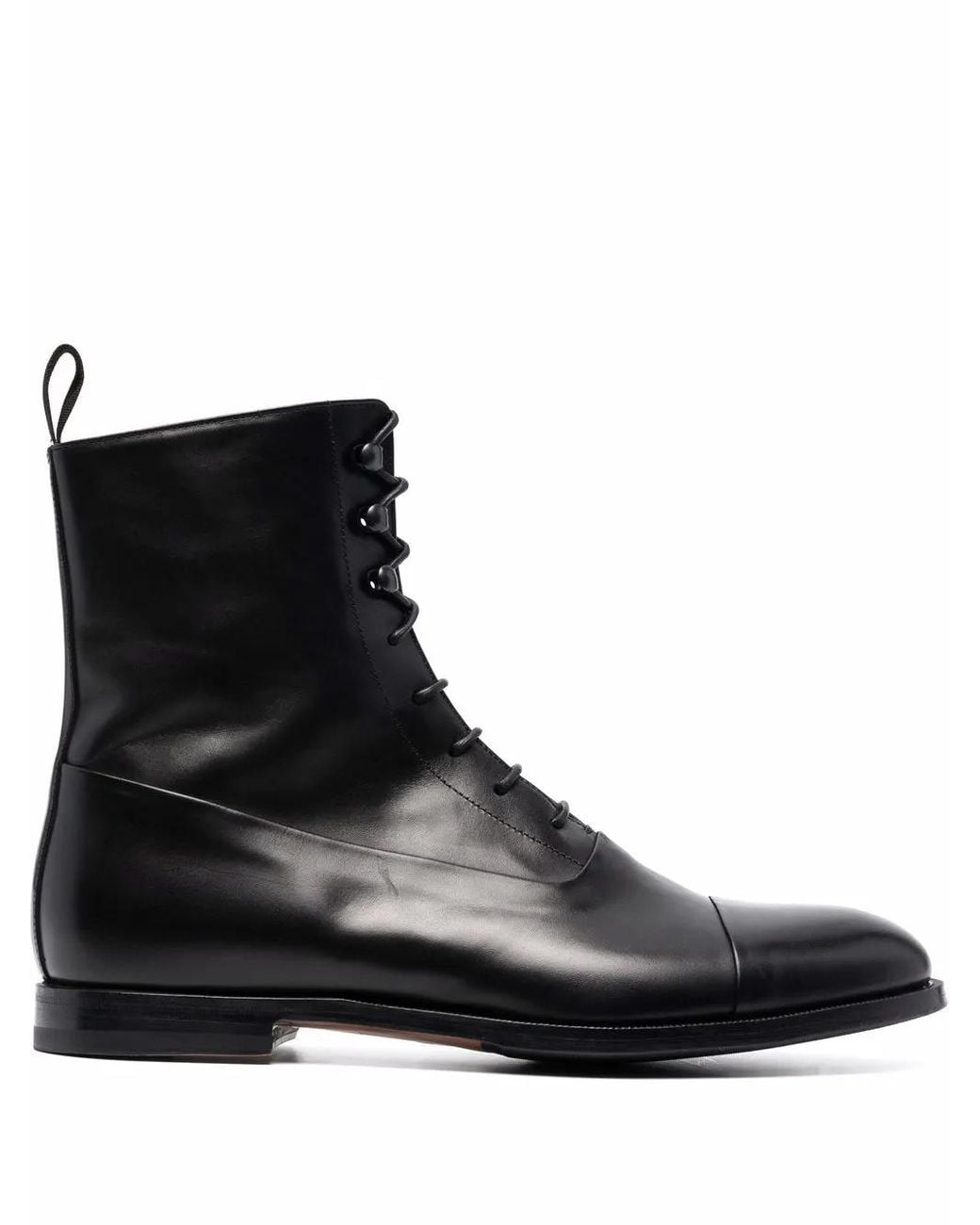 Scarosso Black Archie Lace-Up Boots for men