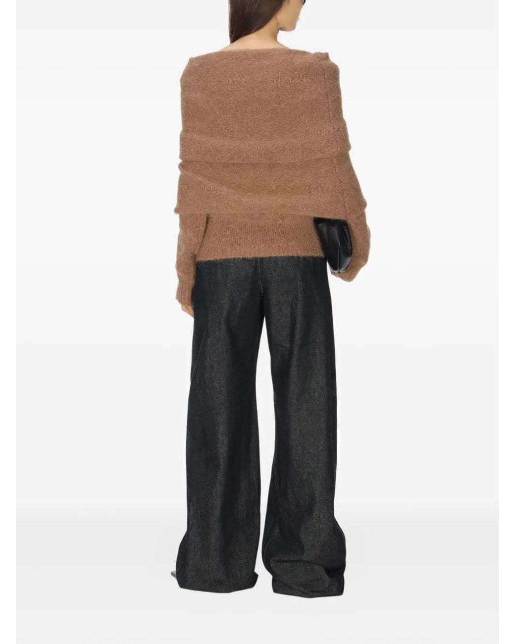 Entire studios Brown Bound Off-Shoulder Sweater