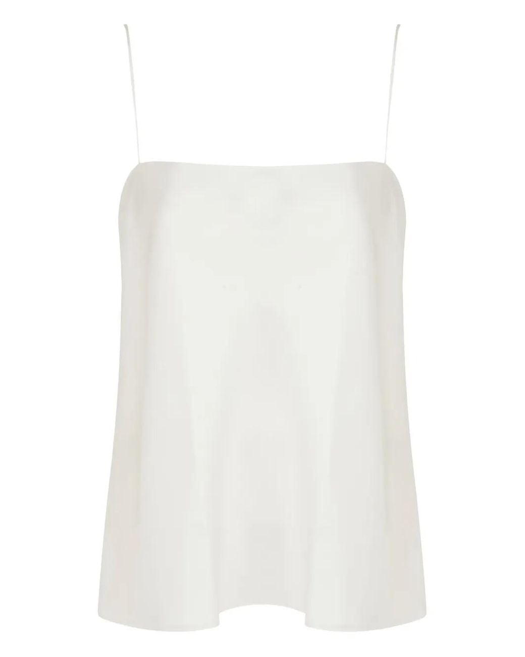 Another Tomorrow Flared Top in het White