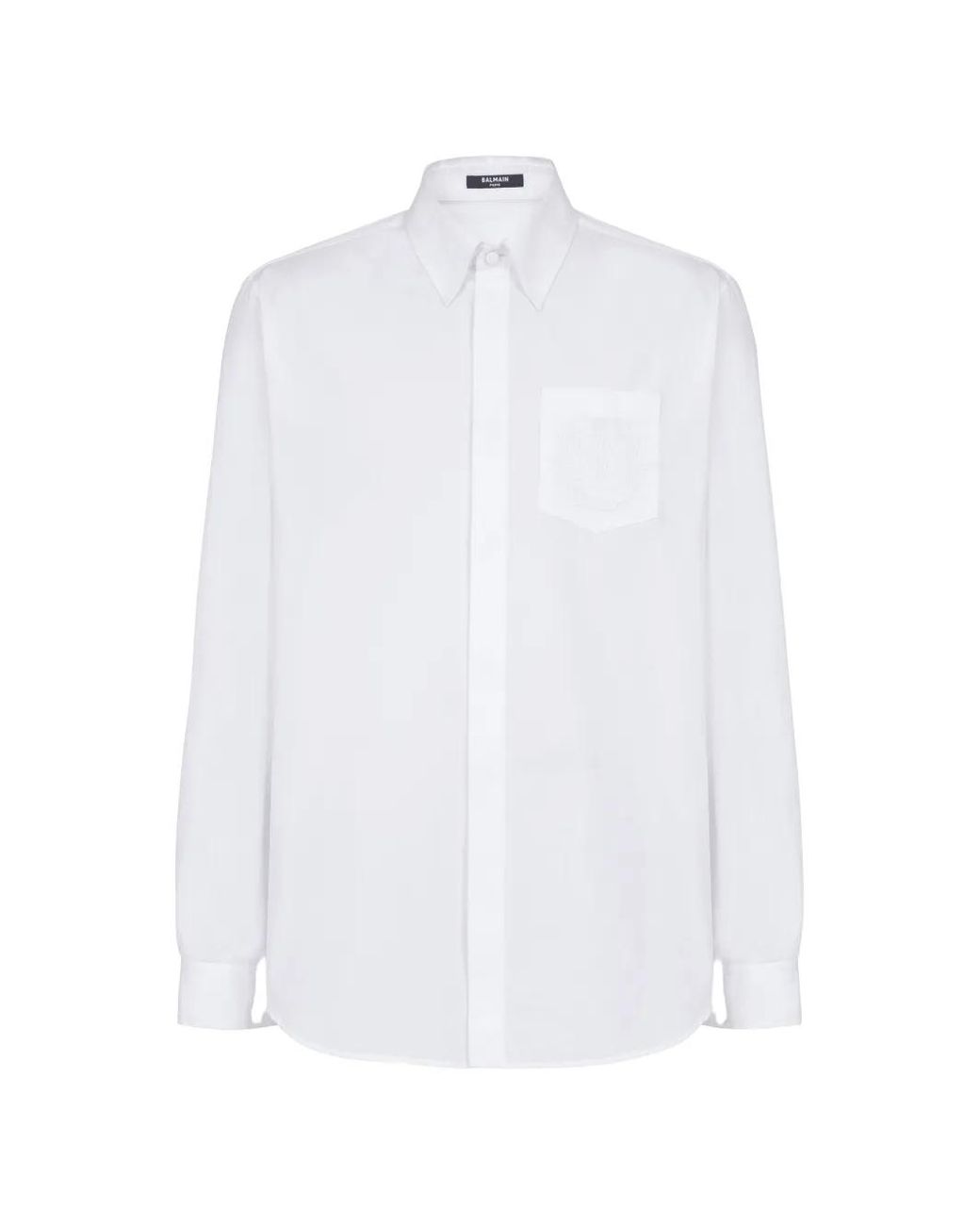 Balmain Katoenen Overhemd in het White voor heren