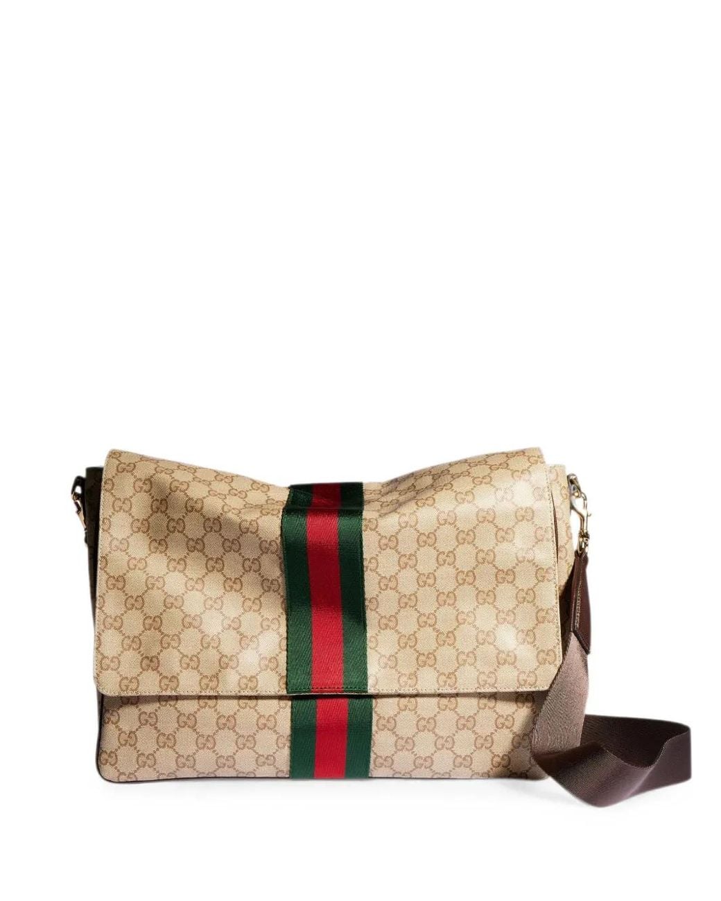 Gucci Natural Medium Crossbody Bag With Web for men