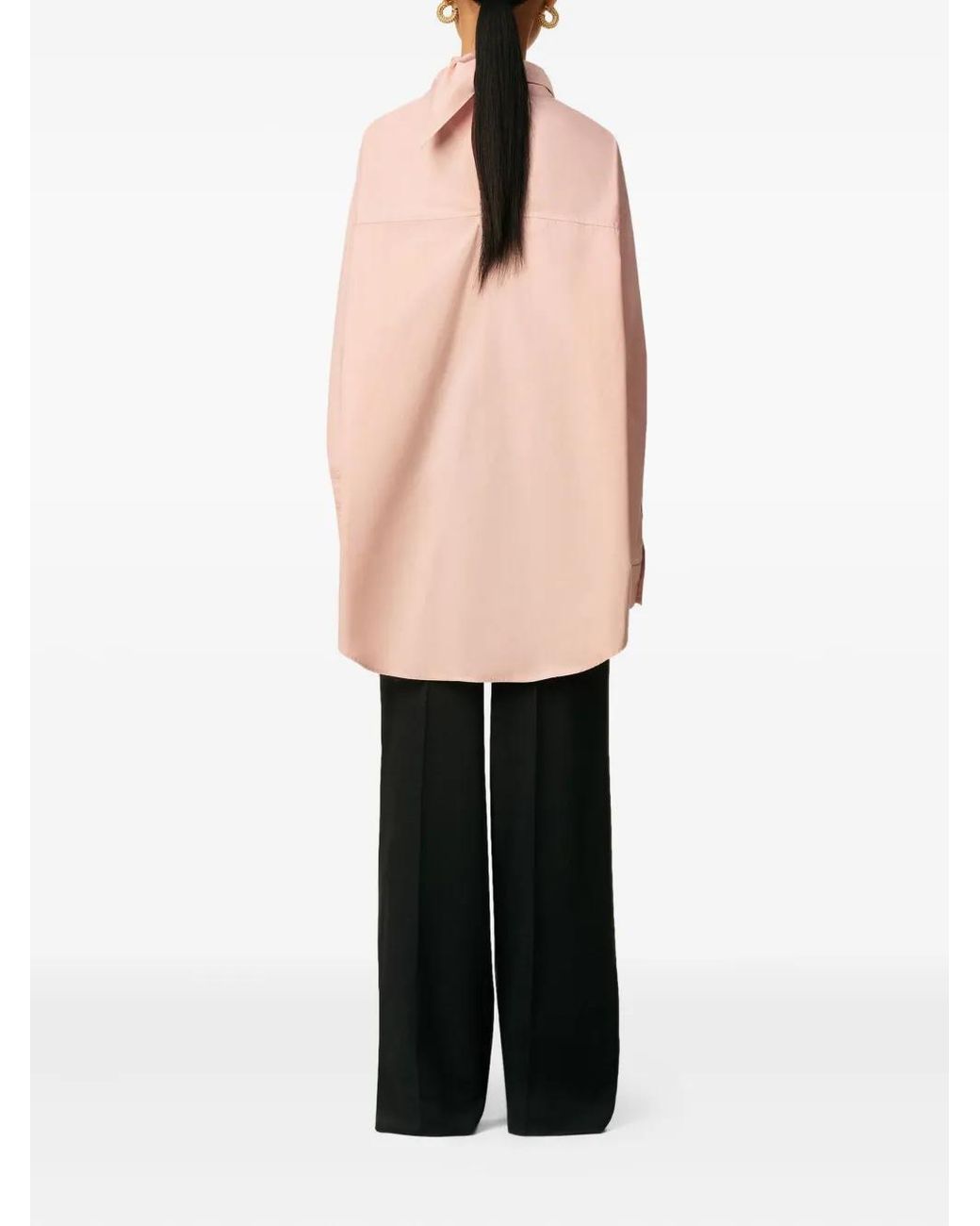 AMI Pink Bandana Cotton Shirt