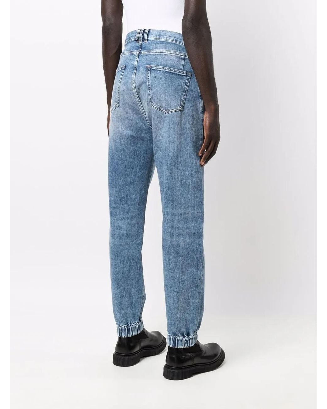 Vaqueros Slim Con Efecto Degradado Balmain de hombre de color Blue