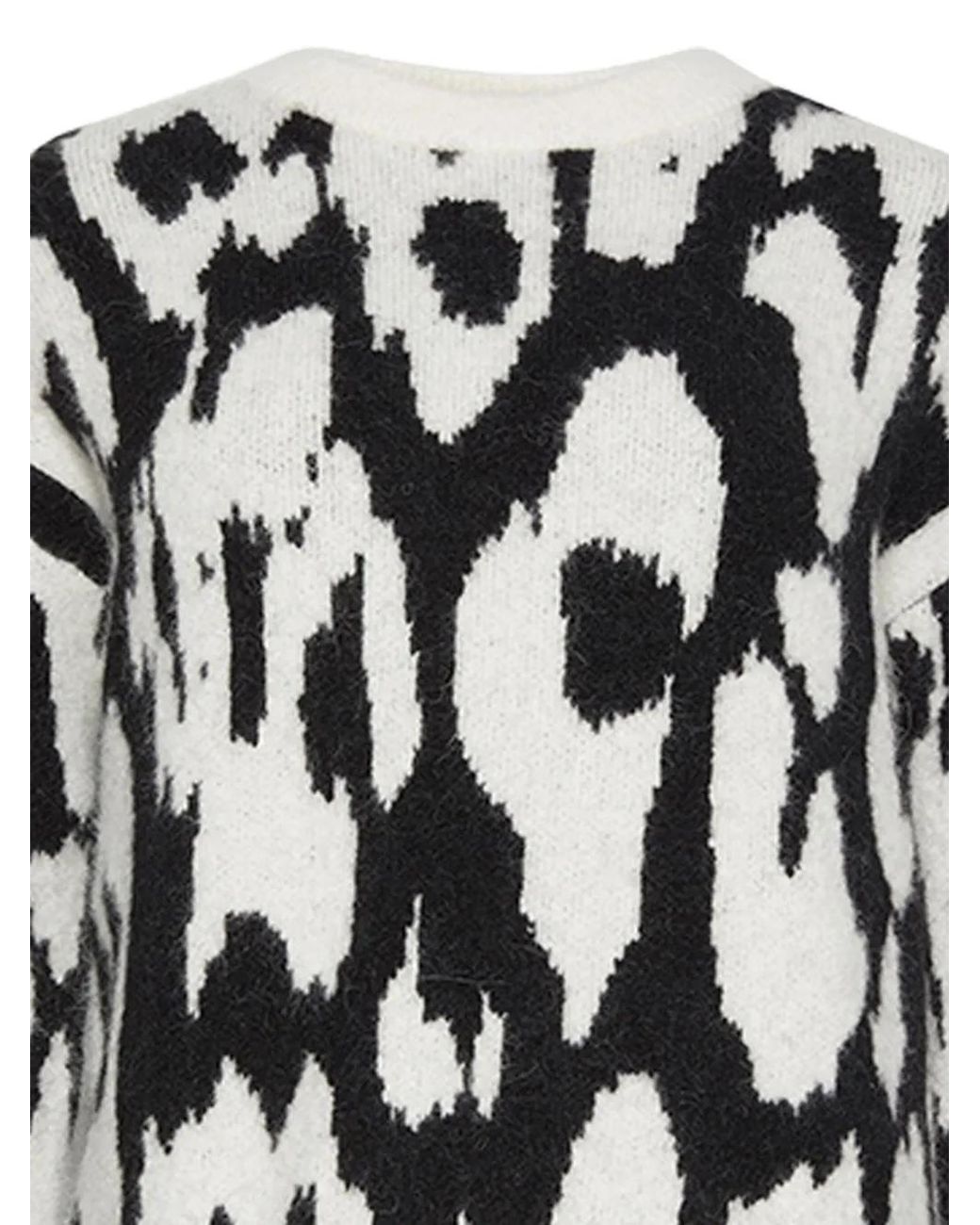 Calvin Klein Black Patterned Sweater