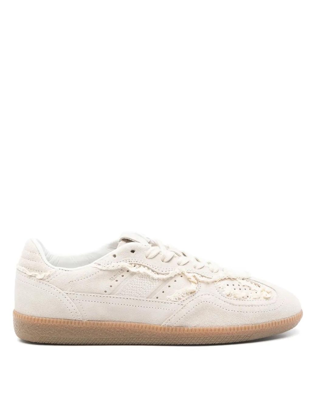 Baskets Tb.490 En Cuir Et Crochet Crème Alohas en coloris White