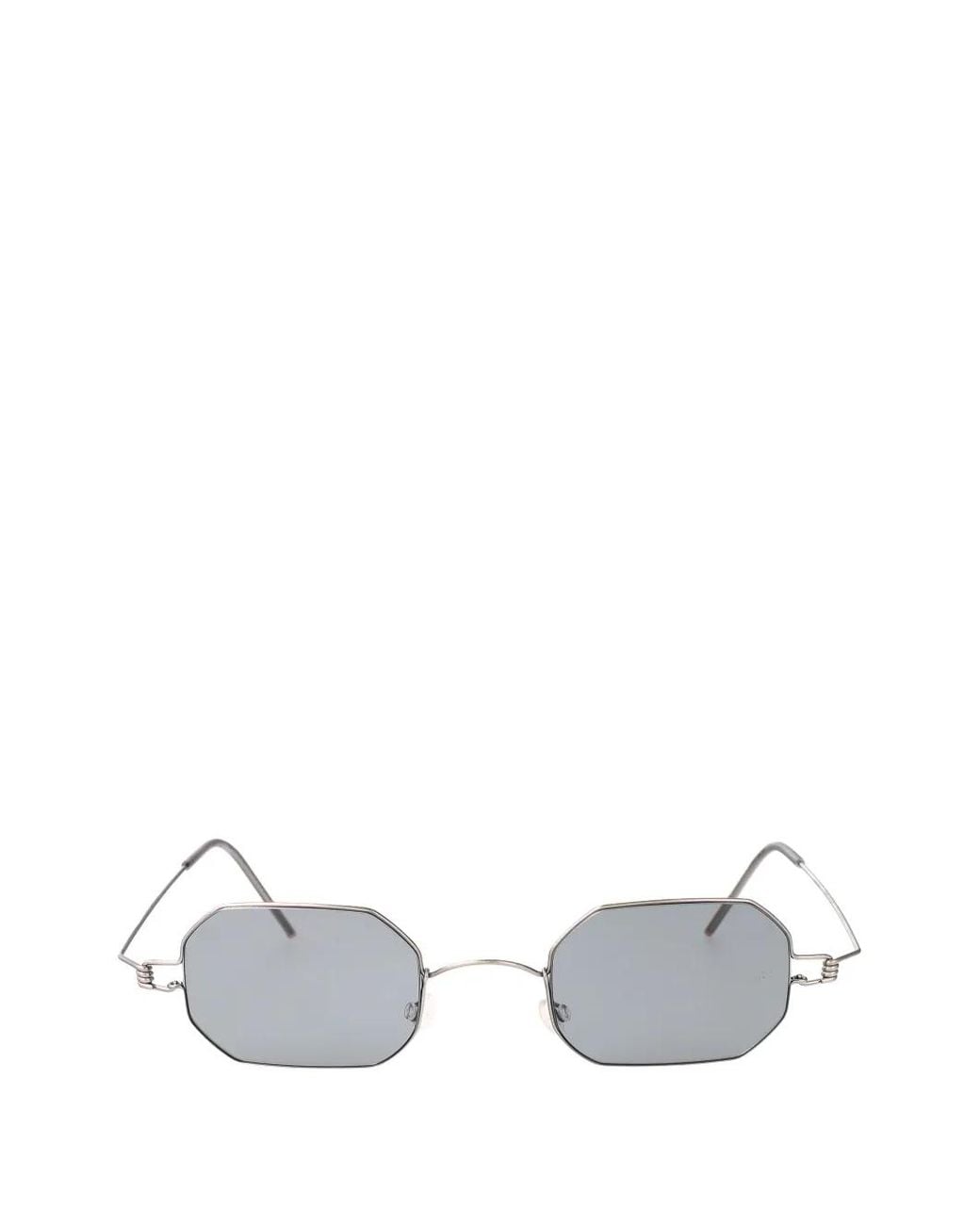 Lindberg White 8223 Geometric-Frame Sunglasses for men