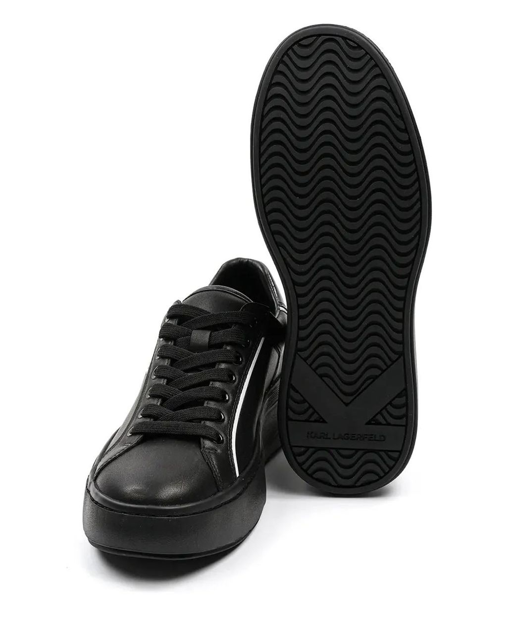 Karl Lagerfeld Black Kronos Sneakers for men