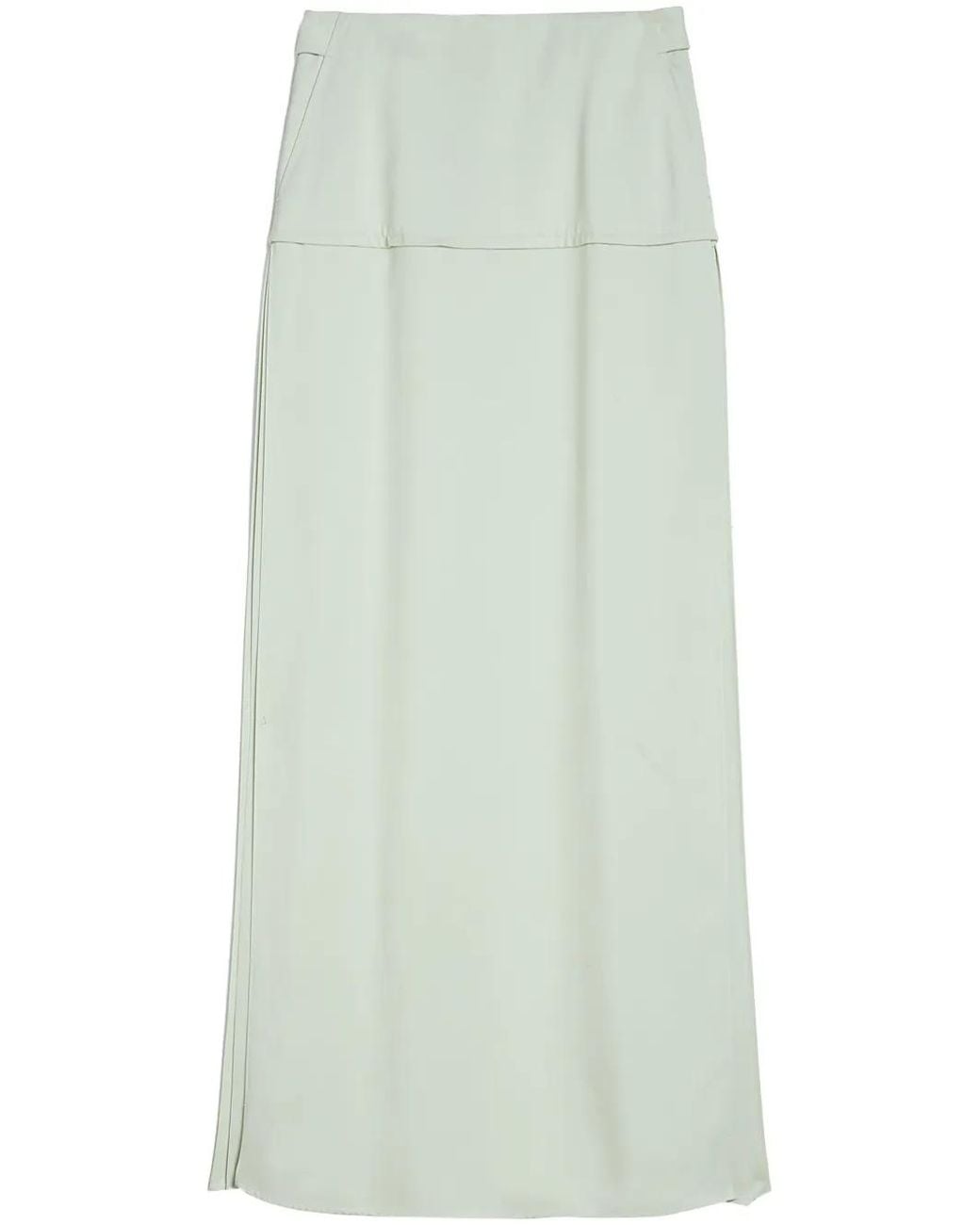 Jil Sander Green Straight Skirt