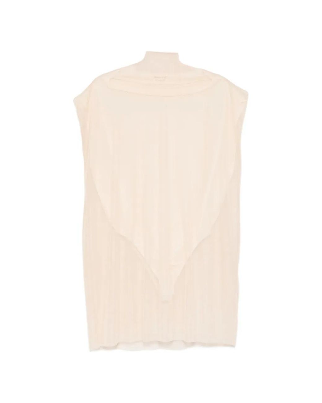 Patrizia Pepe White Wool Bodysuit
