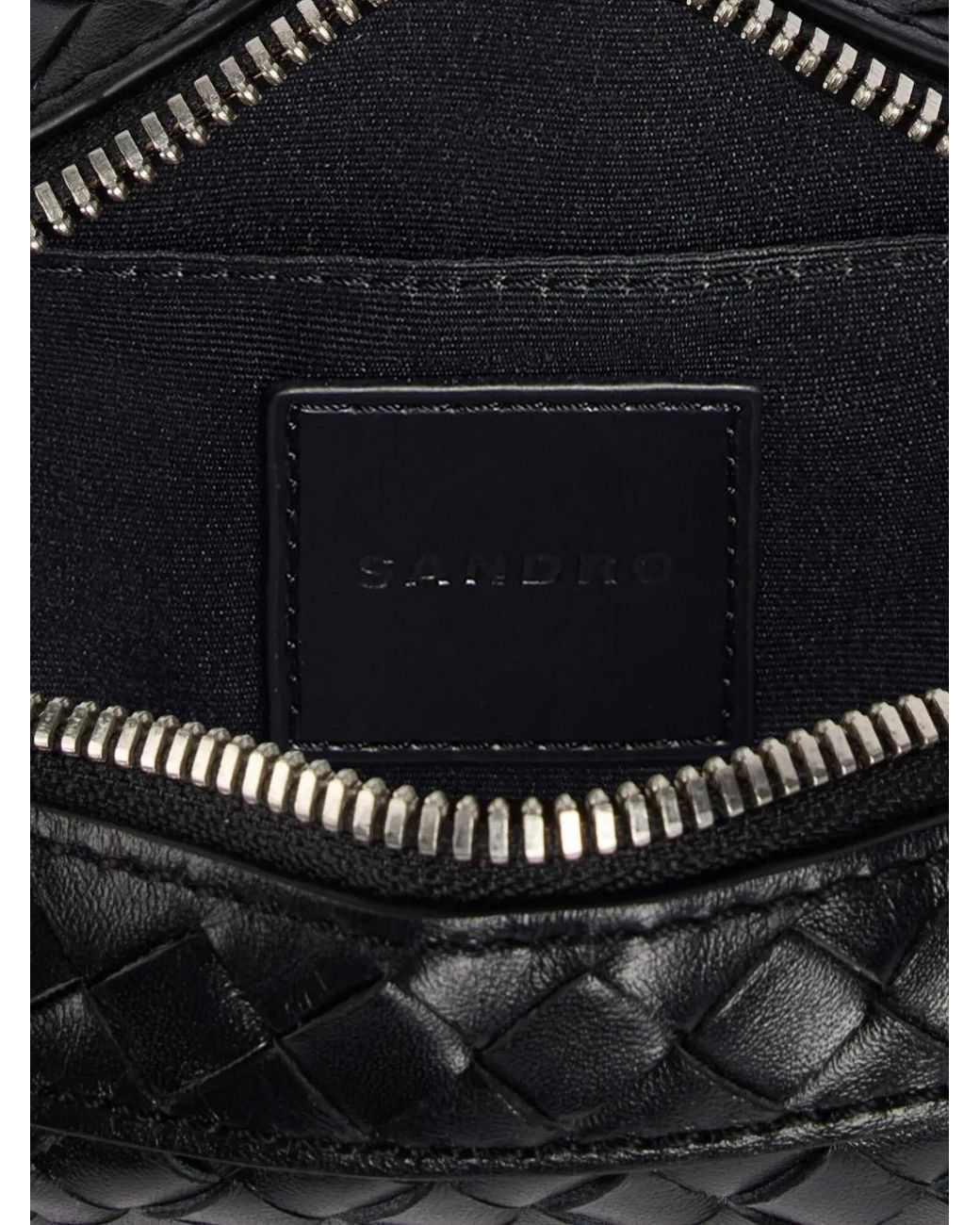 Borsa Messenger di Sandro in Black da Uomo