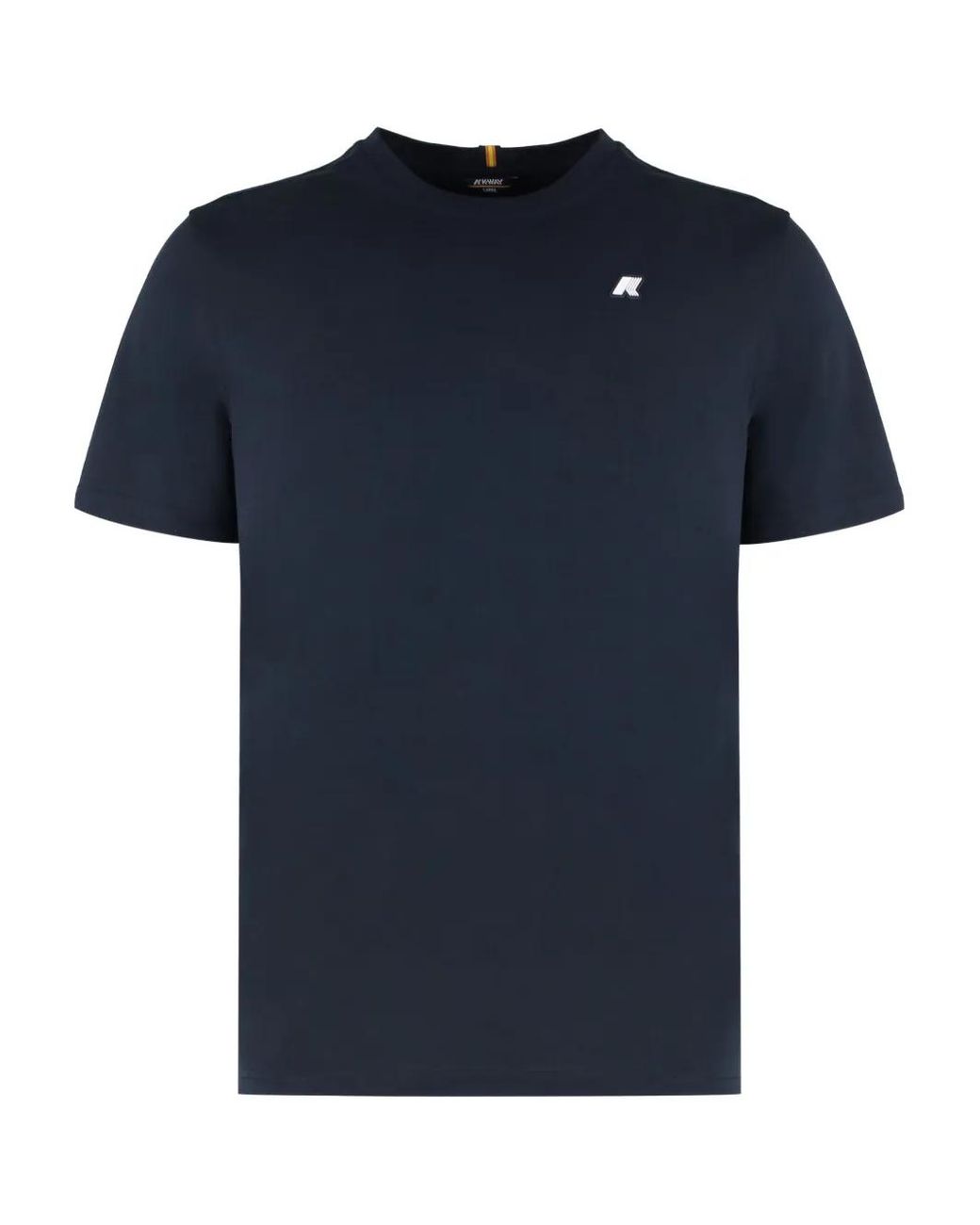 K-Way Blue Logo-Patch T-Shirt for men