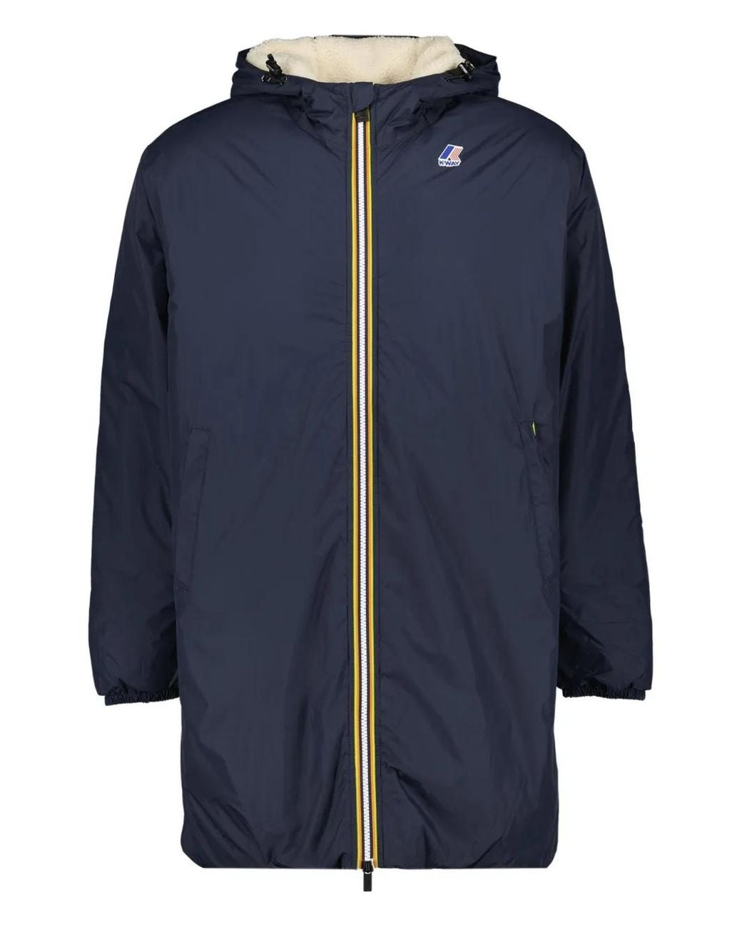 K-Way Blue Le Vrai 4.0 Eiffel East Orsetto Parka