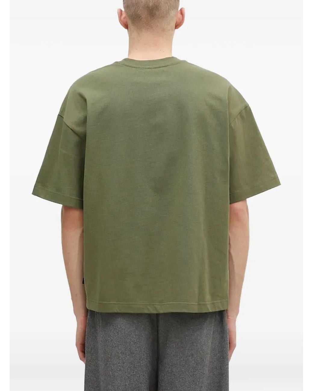 Alpha Industries Green Logo-Tag T-Shirt for men