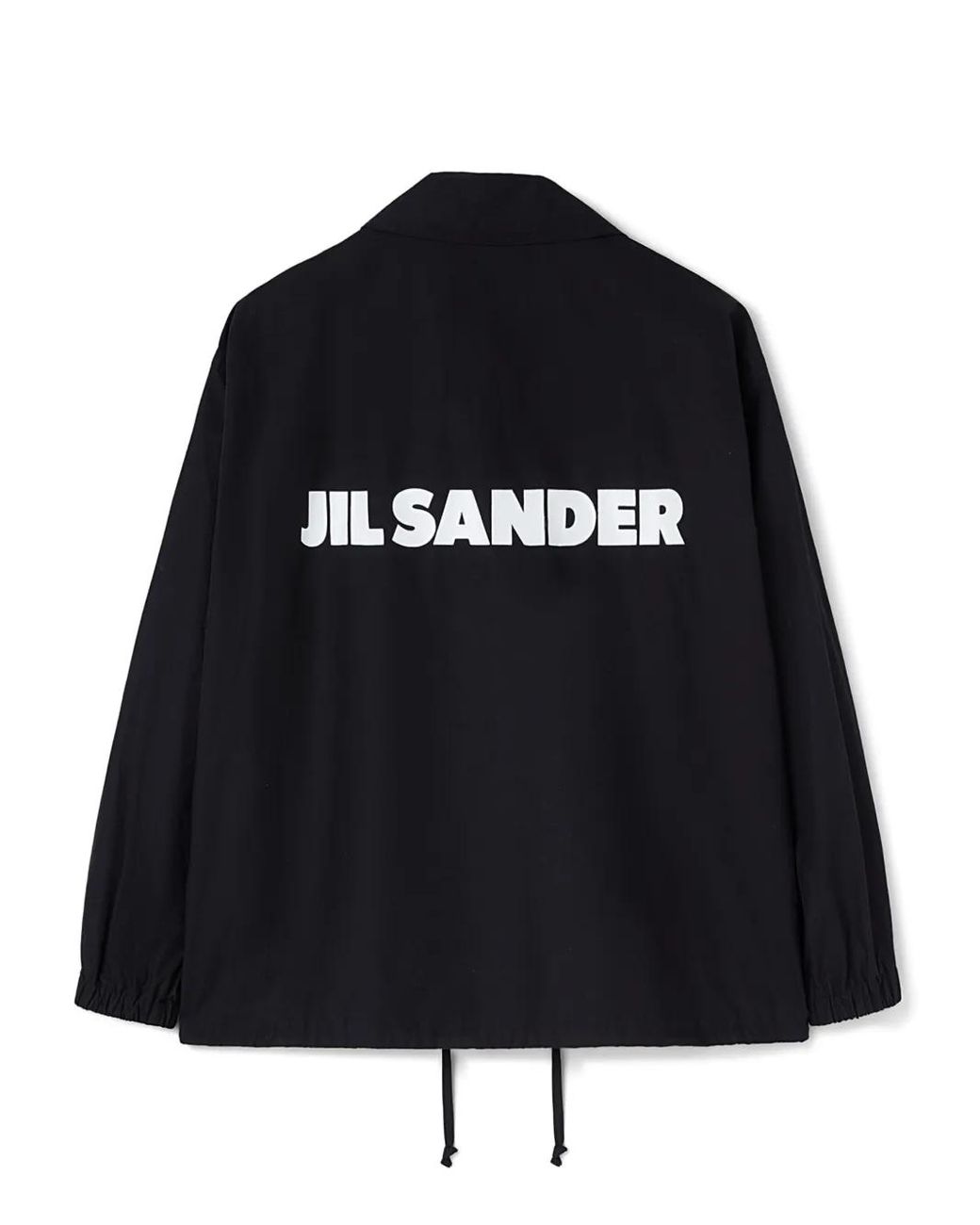 Jil Sander Black Logo Cotton Jacket