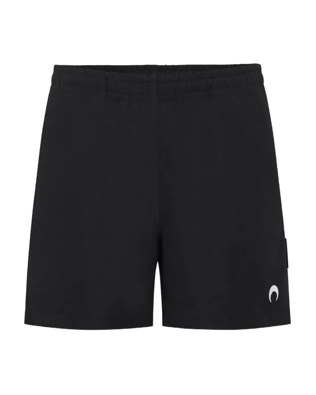 MARINE SERRE Black Crescent Moon Swim Shorts for men