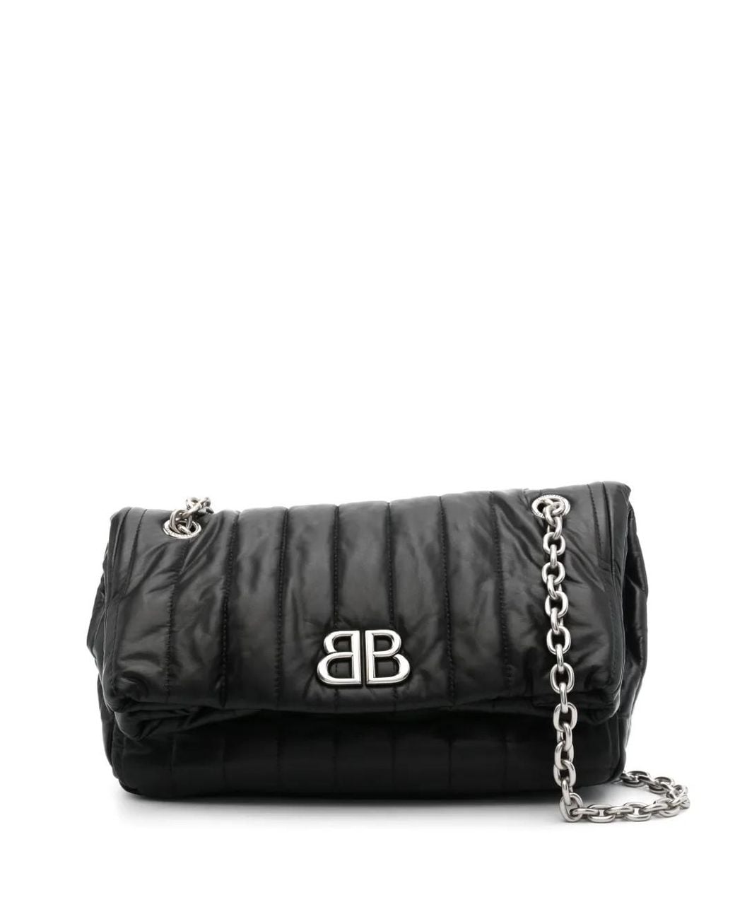 Balenciaga Black Small Monaco Shoulder Bag