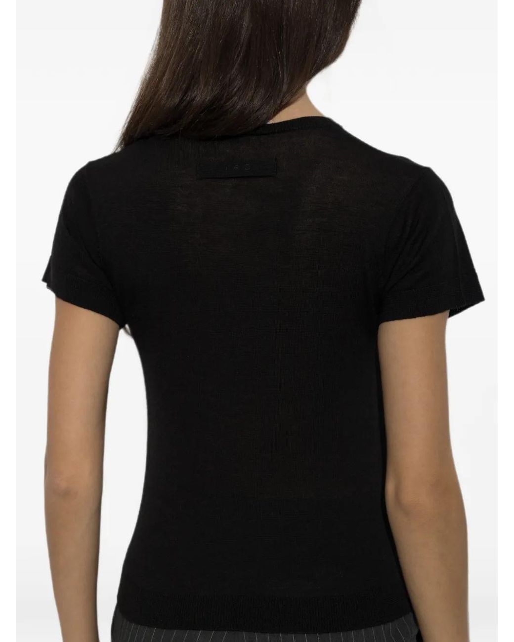 IRO Black Idille V-Neck T-Shirt