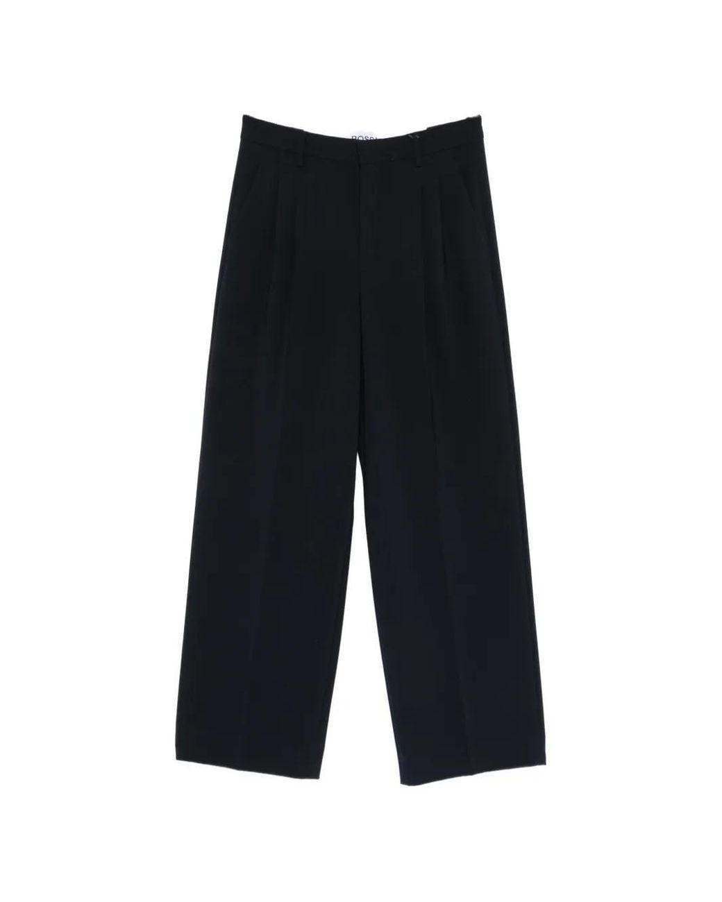 Rossi Blue Noa Pleated-Front Trousers for men