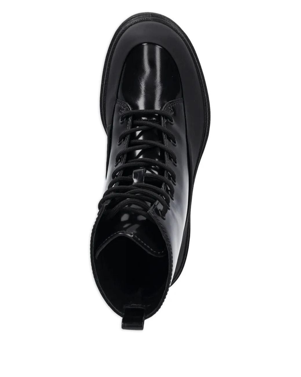Ecco Black Grainer Combat Boots