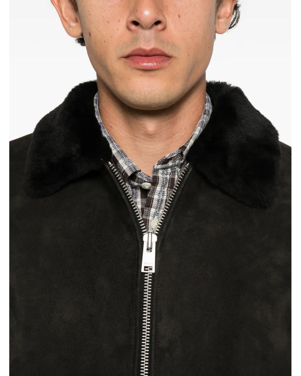 Arma Black Ugo Suede Jacket for men
