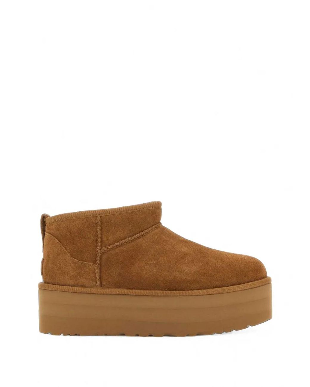 Ugg Brown Classic Ultra Mini Platform Boots