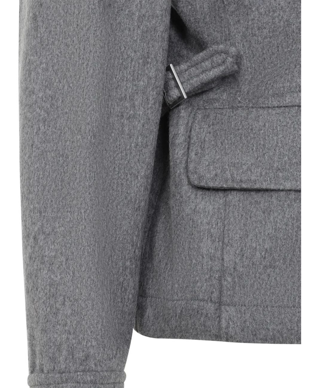 Co. Gray Belted Multi-Pocket Jacket