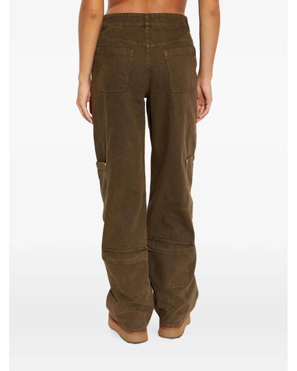 Pantalon Cargo À Patch Logo Moncler en coloris Natural